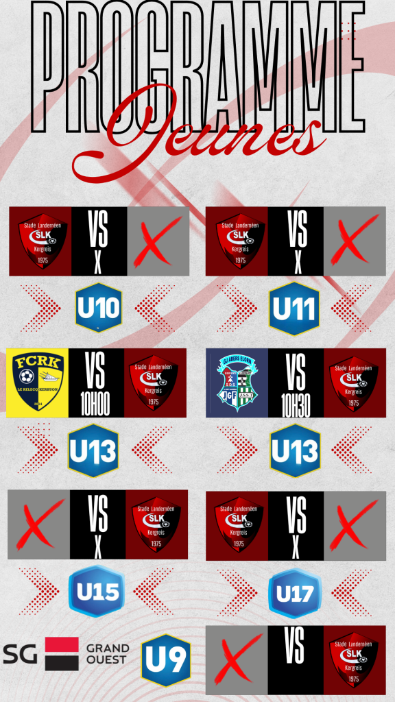 Le programme du week-end du 16, 17 et 18/01/2026