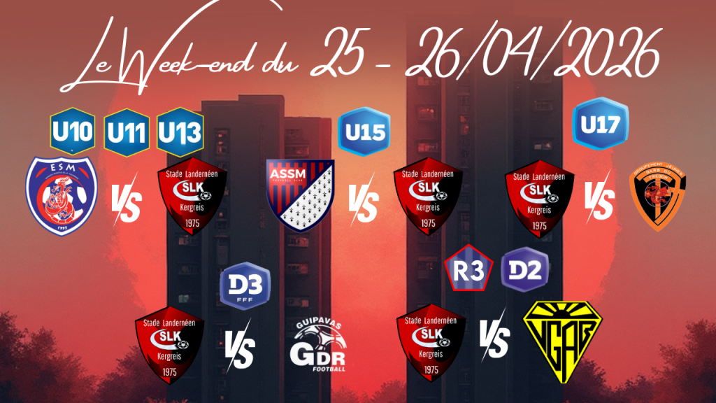 Le programme du week-end du 25 et 26 avril 2026